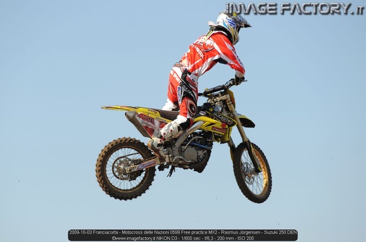 2009-10-03 Franciacorta - Motocross delle Nazioni 0599 Free practice MX2 - Rasmus Jorgensen - Suzuki 250 DEN
